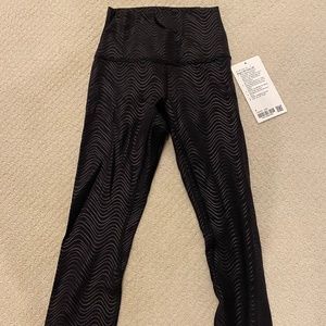 lululemon black align 28" leggings nwt